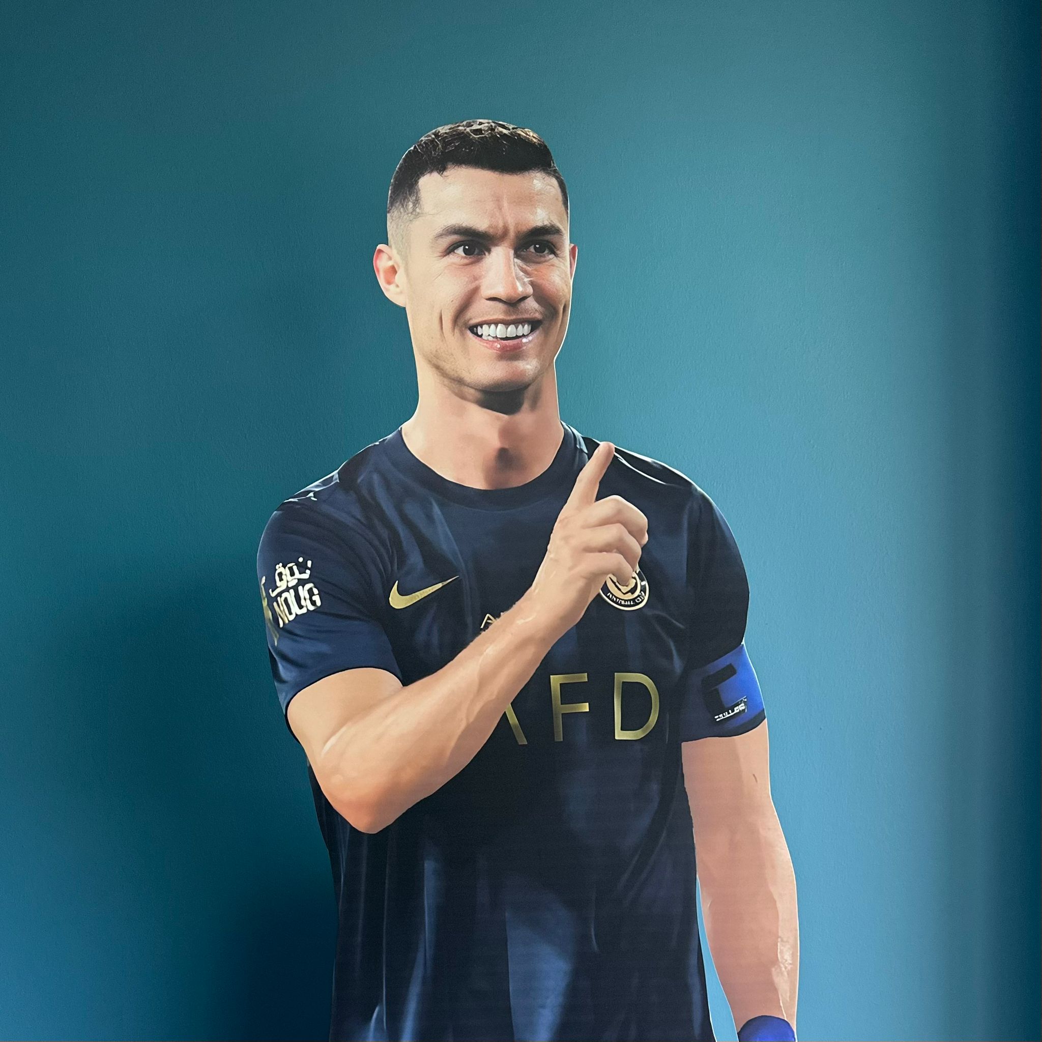 Cristiano Ronaldo Cardboard Cutout Model 74” inc Ronaldo Mockup Figure Cutout Standee